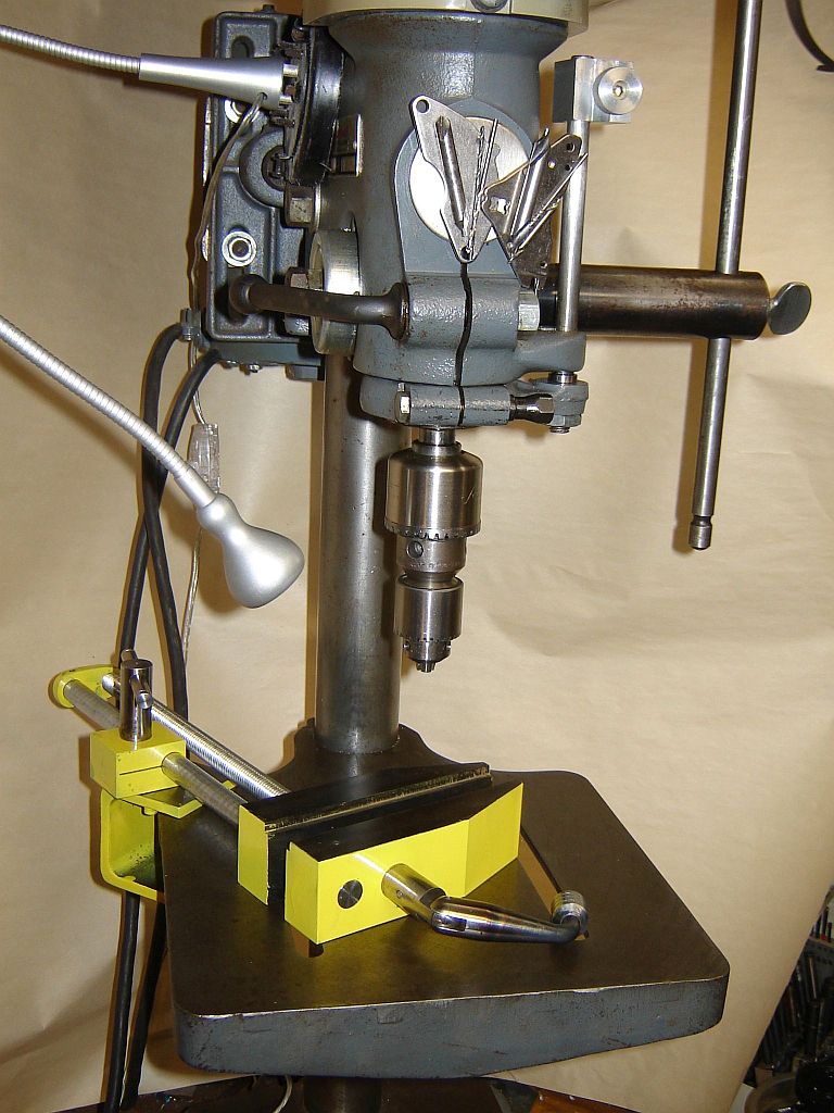 Float Lock Vise on my Rockwell drill press table